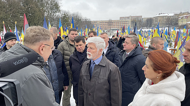 Ukrajina je vděčná za pokračování muniční iniciativy, řekl Pavel ve Lvově