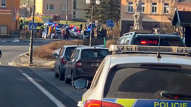 Střelba na úřadě v Chřibské. Mrtvá žena a útočník, několik zraněných