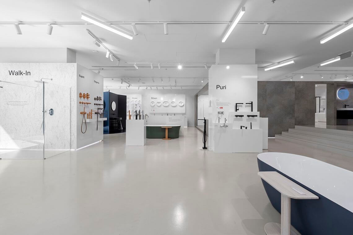 galerie: Ravak showroom Praha