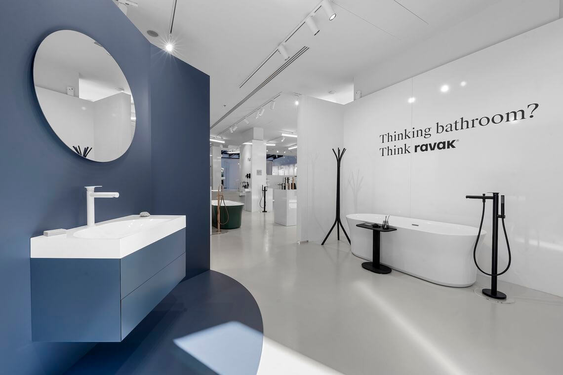 galerie: Ravak showroom Praha